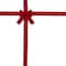 14ft. Pre-Lit Battery Operated Red Velvet Christmas Door Bow